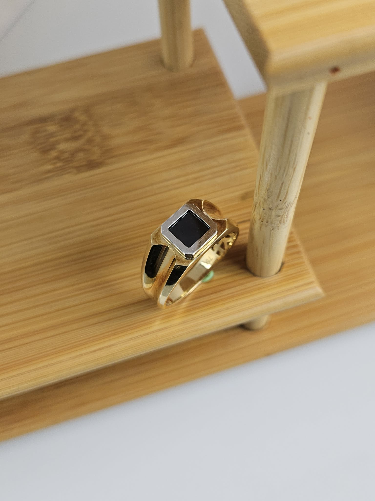 BullRing0001_Men’s Bull Ring with Black Onyx