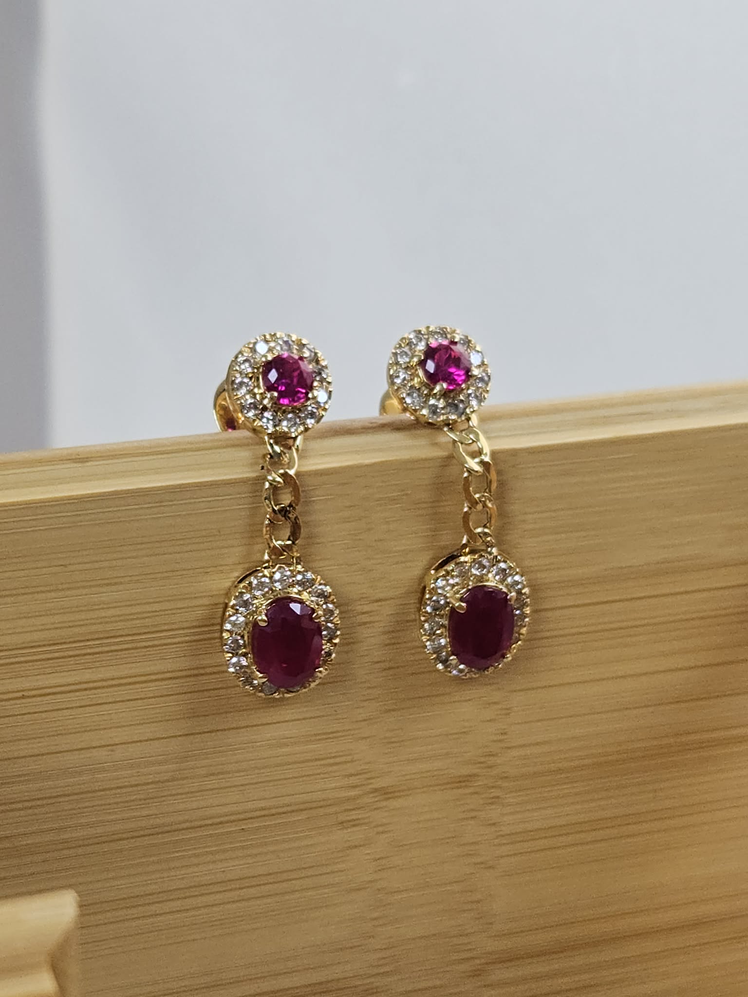 RM-Ear056_Ruby Dangling Earrings
