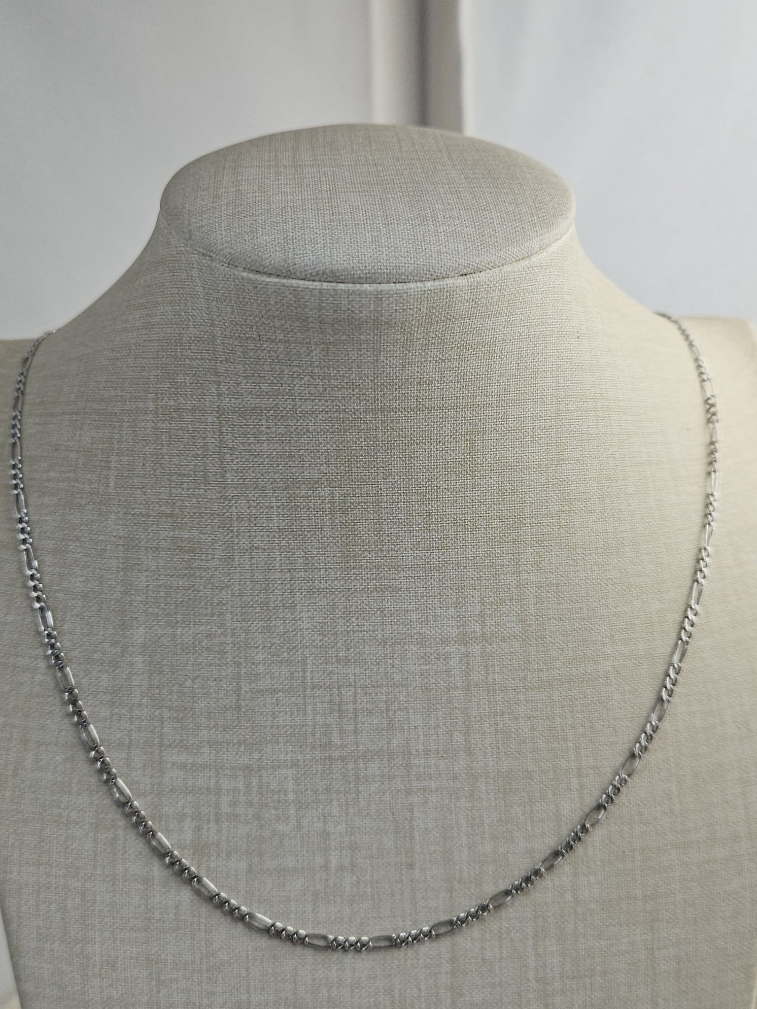 Ncklcechain0003_White Gold 20inches