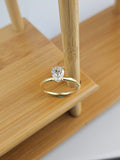 RM-ER022_Solitaire Pear Cut Engagement Ring