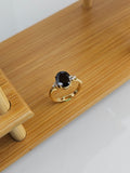 RM-ER062_Black Onyx Engagement Ring
