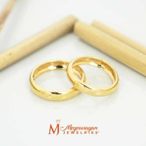 RM-WR019_Yellow Gold Wedding Ring Glossy Finished