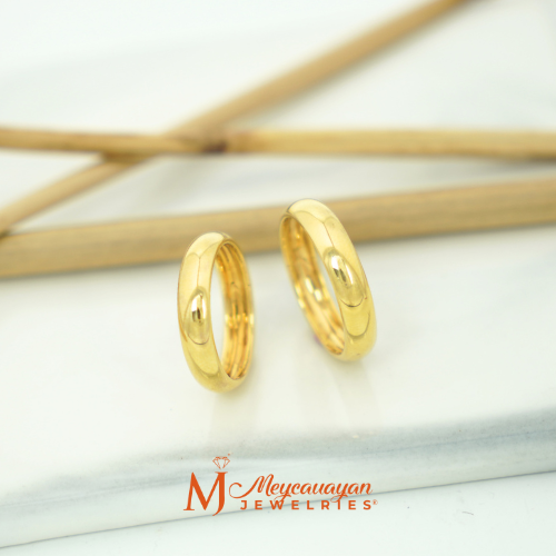 RM-WR019_Yellow Gold Wedding Ring Glossy Finished